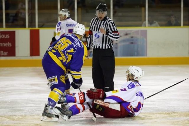 Photo hockey match Chamonix  - Epinal  le 15/11/2008