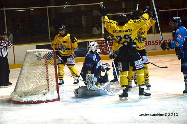 Photo hockey match Chamonix  - Rouen le 05/01/2013