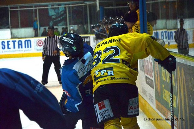 Photo hockey match Chamonix  - Rouen le 05/01/2013