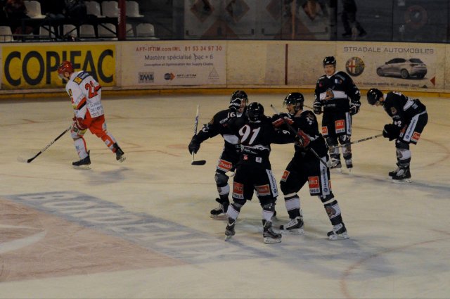 Photo hockey match Bordeaux - Amnéville le 12/01/2013