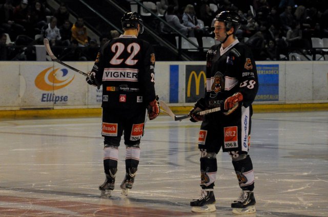 Photo hockey match Bordeaux - Amnéville le 12/01/2013