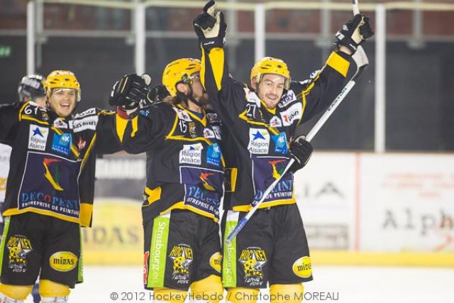 Photo hockey match Strasbourg  - Chamonix  le 12/01/2013