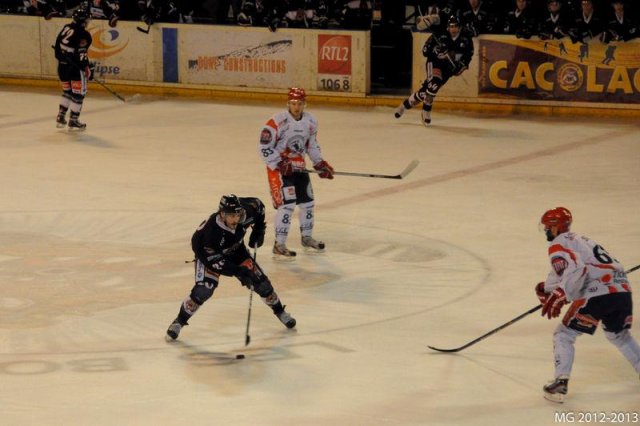 Photo hockey match Bordeaux - Lyon le 19/01/2013