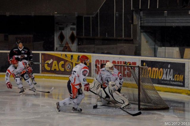 Photo hockey match Bordeaux - Lyon le 19/01/2013