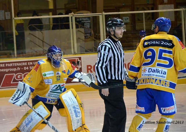 Photo hockey match Chamonix  - Dijon  le 20/01/2013