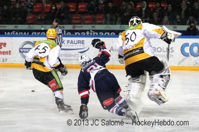 Photo hockey match Grenoble  - Strasbourg  le 22/01/2013
