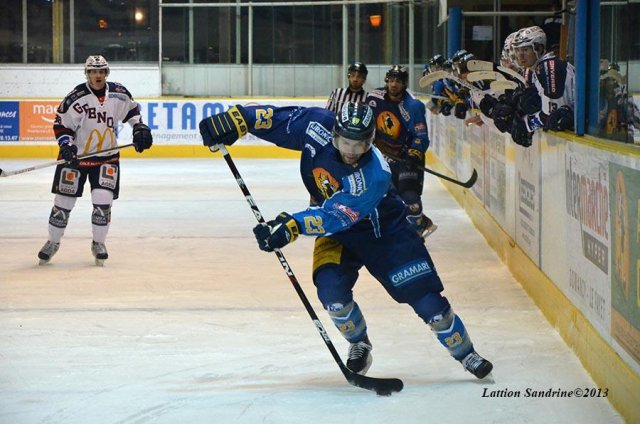 Photo hockey match Chamonix  - Grenoble  le 26/01/2013