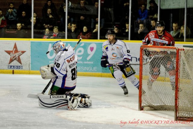 Photo hockey match Mulhouse - Caen  le 29/01/2013