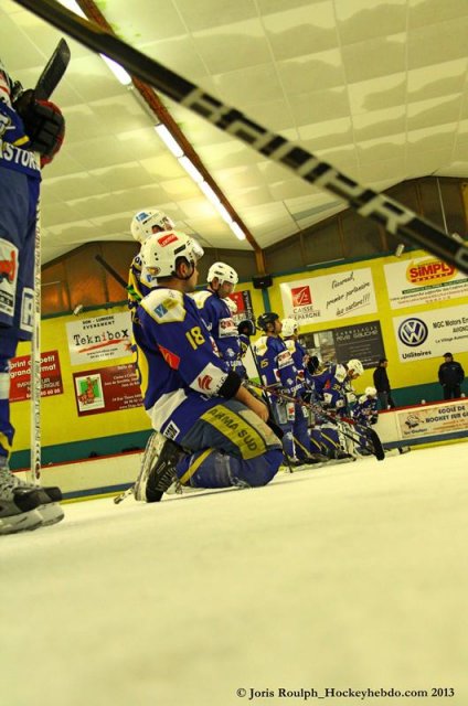Photo hockey match Avignon - Roanne le 09/02/2013