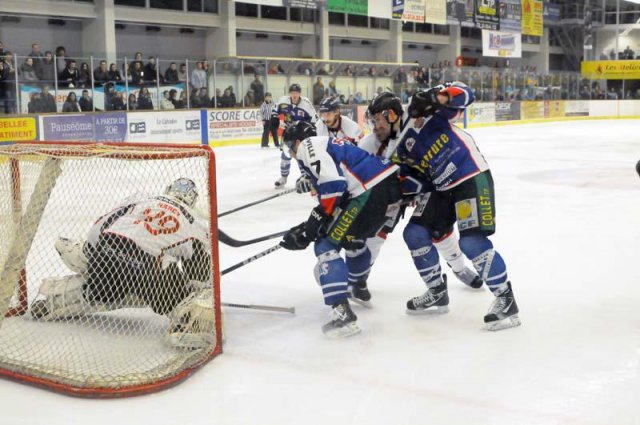Photo hockey match Caen  - Angers  le 14/02/2013