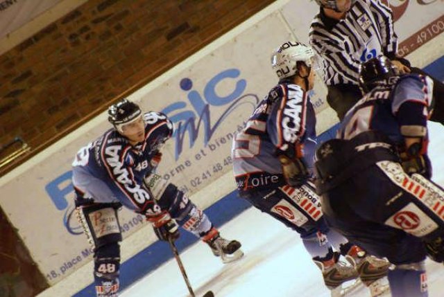 Photo hockey match Angers  - Amiens  le 18/11/2008