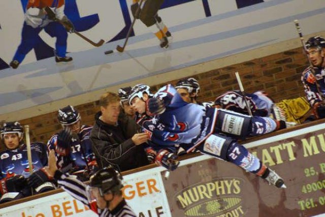 Photo hockey match Angers  - Amiens  le 18/11/2008