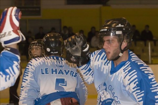 Photo hockey reportage D3 - Le Havre / Louviers : Avalanche de buts