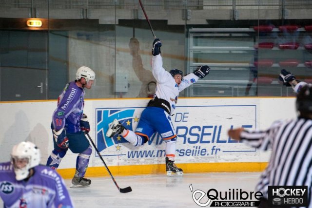 Photo hockey match Marseille - Epinal  le 09/03/2013