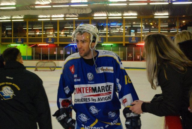 Photo hockey match Avignon - Dijon  le 18/11/2008