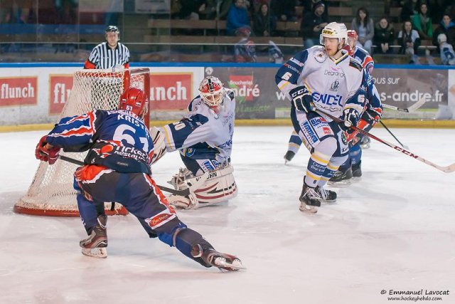 Photo hockey match Lyon - Dunkerque le 06/04/2013