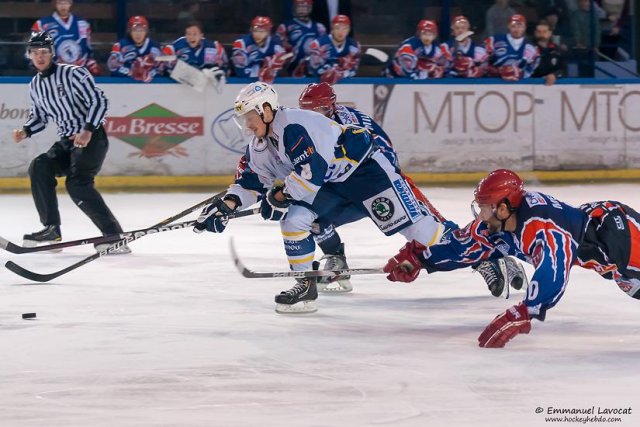 Photo hockey match Lyon - Dunkerque le 07/04/2013