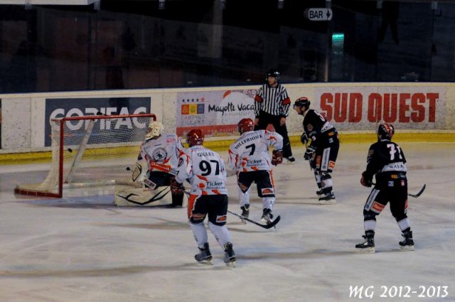 Photo hockey match Bordeaux - Lyon le 10/04/2013