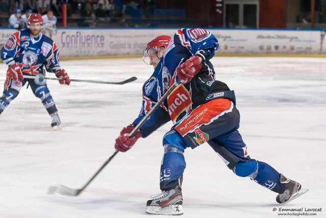 Photo hockey match Lyon - Brest  le 17/04/2013