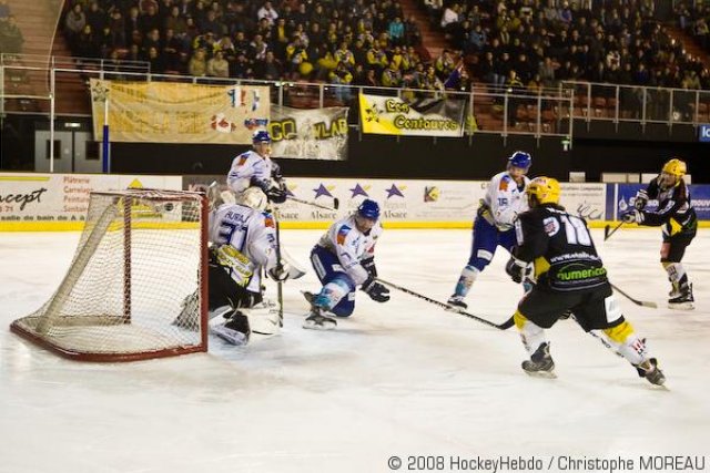 Photo hockey match Strasbourg  - Dijon  le 22/11/2008