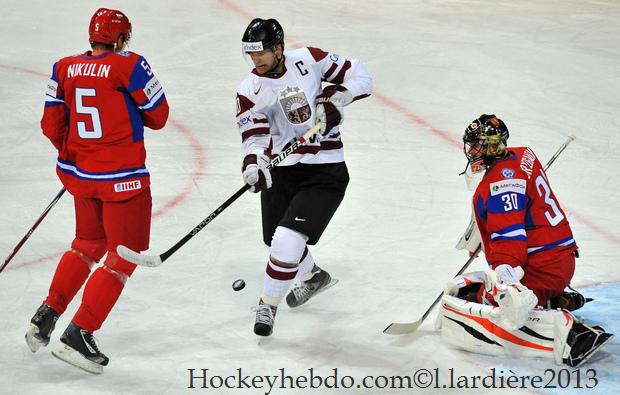 Russia 6 - 0 Lettonie