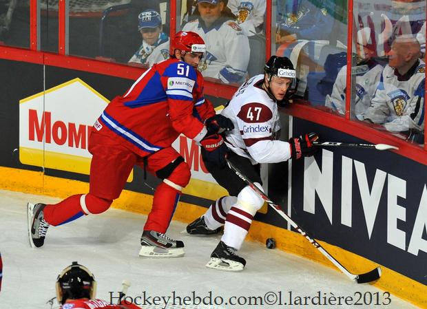 Russia 6 - 0 Lettonie