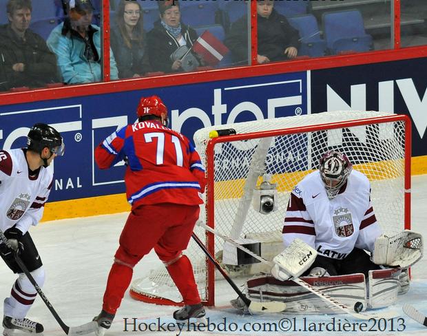 Russia 6 - 0 Lettonie