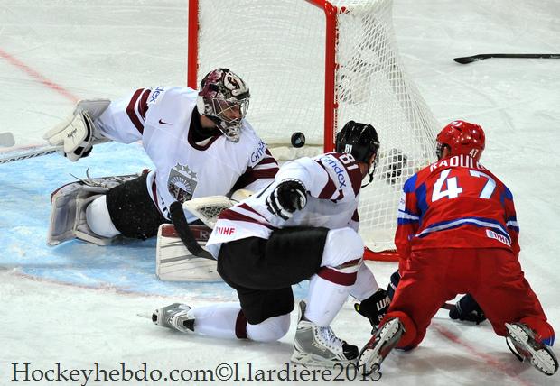 Russia 6 - 0 Lettonie