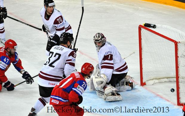 Russia 6 - 0 Lettonie