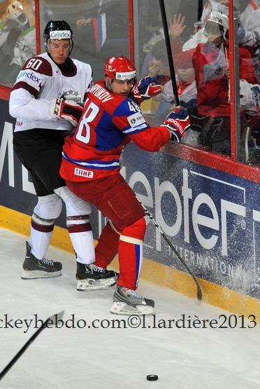 Russia 6 - 0 Lettonie