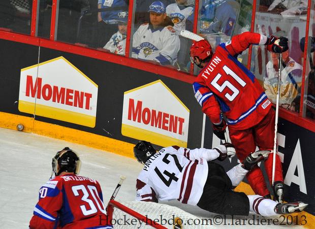 Russia 6 - 0 Lettonie