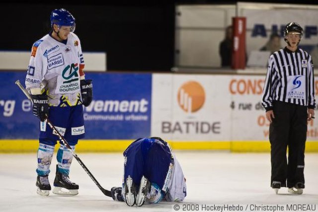 Photo hockey match Strasbourg  - Dijon  le 22/11/2008
