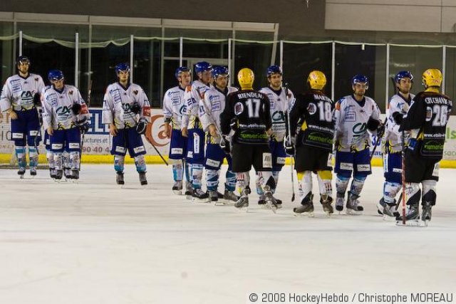 Photo hockey match Strasbourg  - Dijon  le 22/11/2008