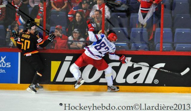 Photo hockey match Germany - Russia le 05/05/2013