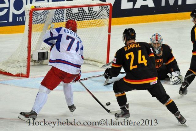 Photo hockey match Germany - Russia le 05/05/2013