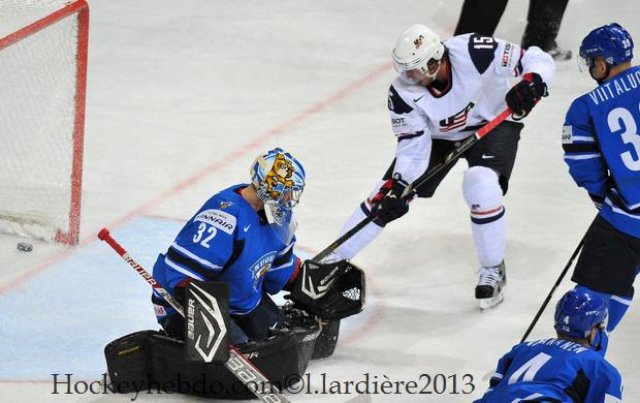 Photo hockey match Finland - United States of America le 08/05/2013