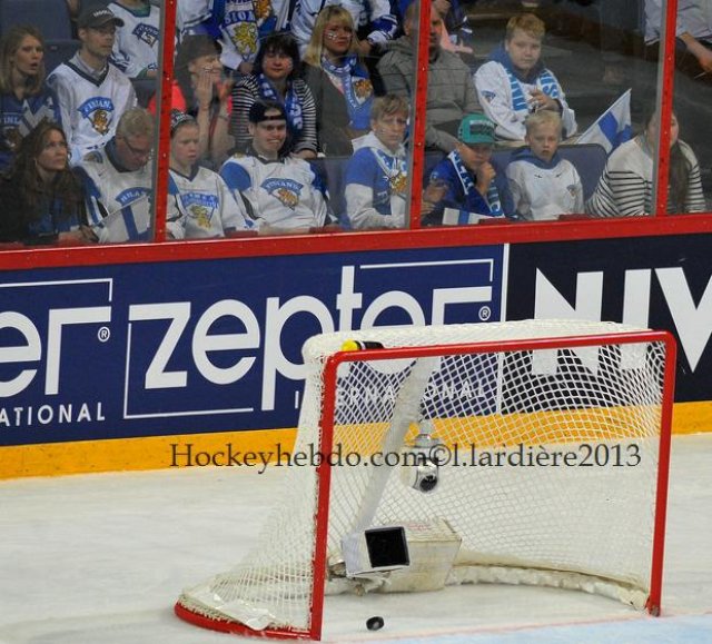 Photo hockey match Finland - United States of America le 08/05/2013