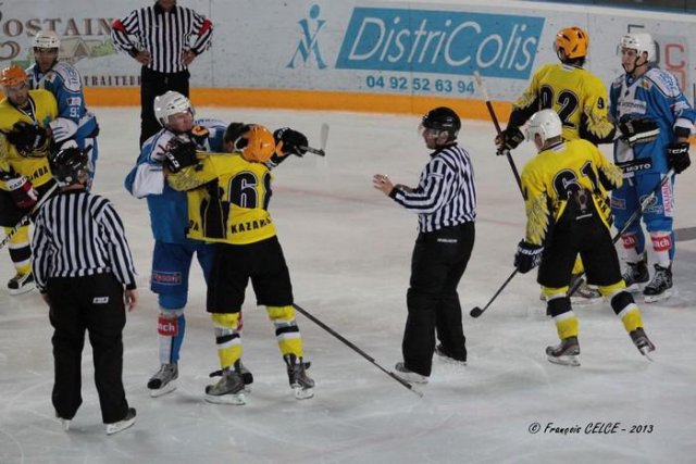Photo hockey reportage L'Aigle déplume les Rapaces