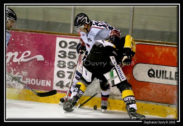 Photo hockey match Rouen - Angers  le 22/11/2008