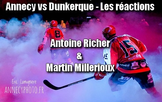 Photo hockey Annecy vs Dunkerque - Les Réactions - Division 1