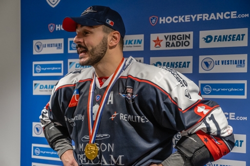 Photo hockey CDF - Réactions après match Angers - Coupe de France : Angers  (Les Ducs)