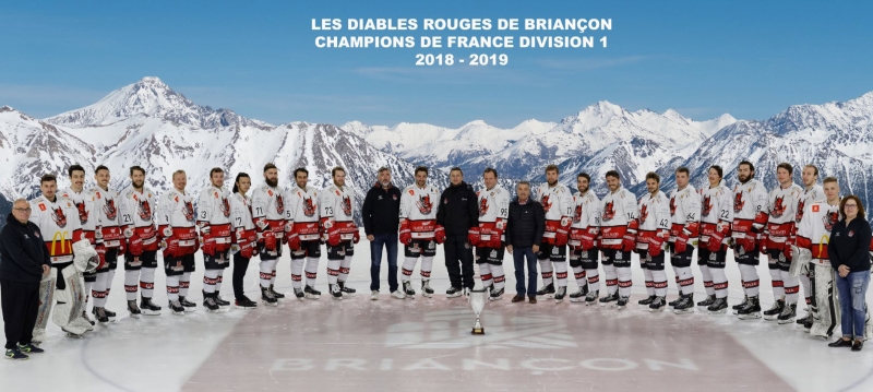 Photo hockey Claude Devèze : "Un pur bonheur pour tout le groupe !" - Division 1 : Briançon  (Les Diables Rouges)