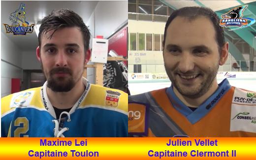 Photo hockey Clermont 2 VS Toulon - Réactions après match - Division 3