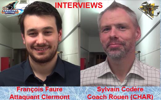 Photo hockey Clermont VS Rouen (CHAR) - Réactions après match  - Division 2