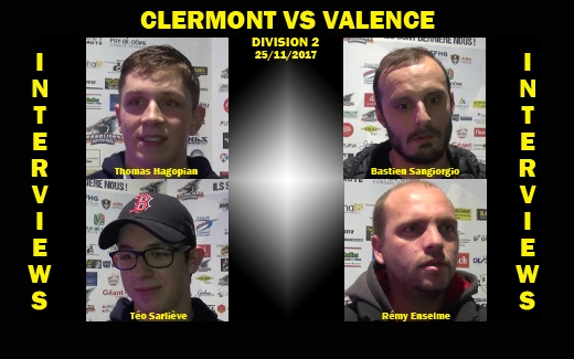 Photo hockey Clermont VS Valence - Commentaires à chaud - Division 2