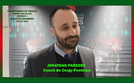 Photo hockey D1 - Cergy-Pontoise VS Chambéry : Réactions après match - Division 1 : Cergy-Pontoise (Les Jokers)
