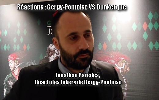 Photo hockey D1 - Cergy-Pontoise VS Dunkerque : Réactions après match  - Division 1 : Cergy-Pontoise (Les Jokers)