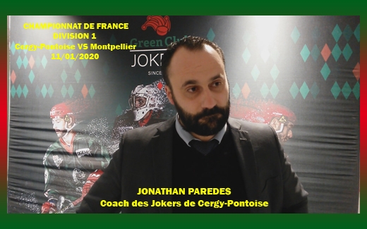 Photo hockey D1 - Cergy-Pontoise VS Montpellier : Réactions après match  - Division 1 : Cergy-Pontoise (Les Jokers)
