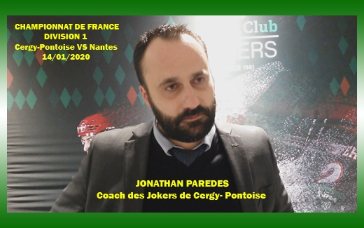 Photo hockey D1 - Cergy-Pontoise VS Nantes : Réactions après match   - Division 1 : Cergy-Pontoise (Les Jokers)
