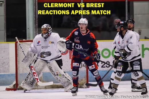 Photo hockey D1 - Clermont vs Brest : Réactions après match   - Division 1